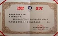 jxf吉祥坊QC小组荣获天下医药行业QC效果揭晓一等奖